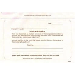 GENERIC Room Maintenance White Package Of 100