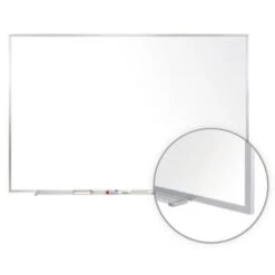 Ghent® Magnetic Porcelain Whiteboard With Aluminum Frame, 2'h X 3'w