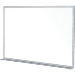 Ghent® Non-Magnetic Whiteboard With Aluminum Frame, 4'H X 6'W