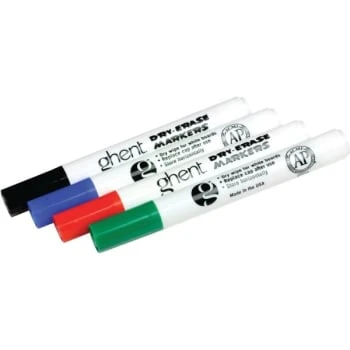 Ghent® Assorted Dry Erase Markers (4-Pack) 1 Ghent® Assorted Dry Erase Markers (4-Pack)
